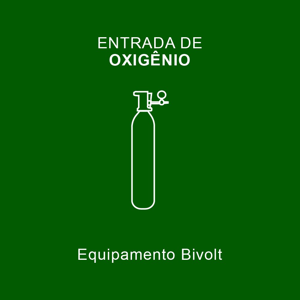 Entrada de oxigênio da Incubadora Artemis