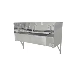 Lavatório duplo em inox